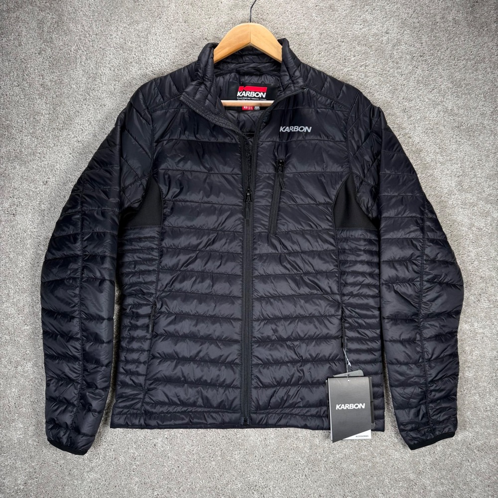 NWT Karbon Men's XS Quest II Thermore Insulated Puffer Jacket Black